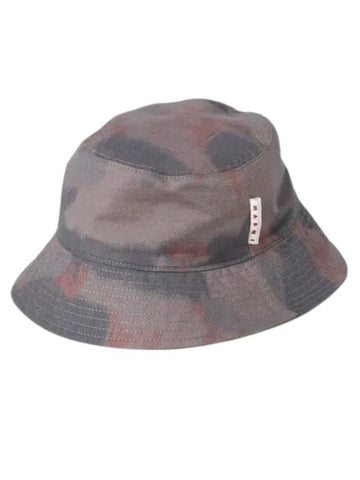 Washed Cotton Bucket Hat Grey - MARNI - BALAAN 1