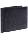 Men's Three Stripes Tab Classic Money Clip Card Wallet Black - THOM BROWNE - BALAAN 4