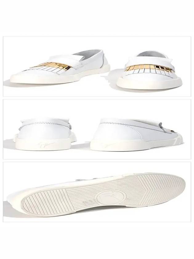 RM6121 BIANCO gold slipons - GIUSEPPE ZANOTTI - BALAAN 4