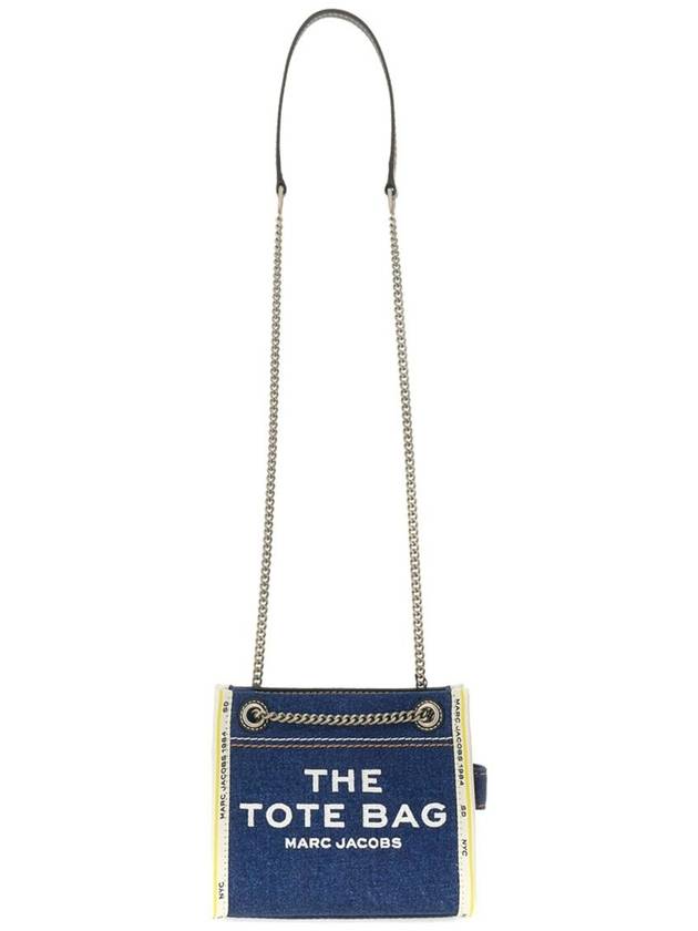 Women s Tote Bag Marc Jacobs The Denim Chain Crossbody - MARC JACOBS - BALAAN 3