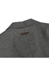 S01236A Gray Virgin Wool Jacket - PESERICO - BALAAN 5