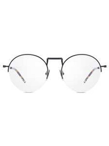 Eyewear Round Eyeglasses Black - THOM BROWNE - BALAAN 1