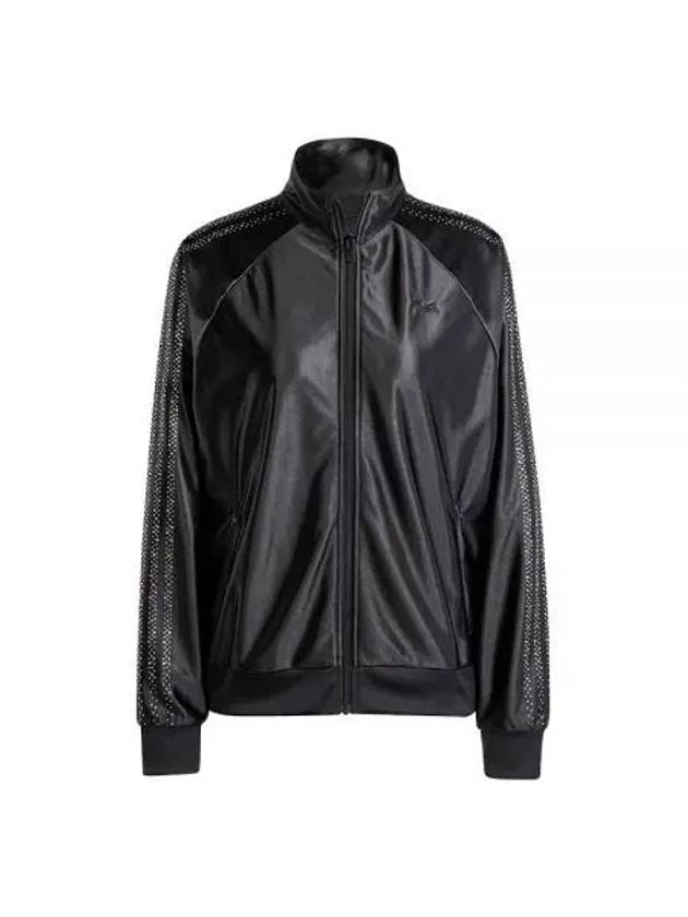 Embellished 3 Stripe Track Jacket Black - ADIDAS - BALAAN 2