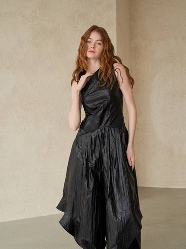 sleeveless wave wide jumpsuit - CAHIERS - BALAAN 1