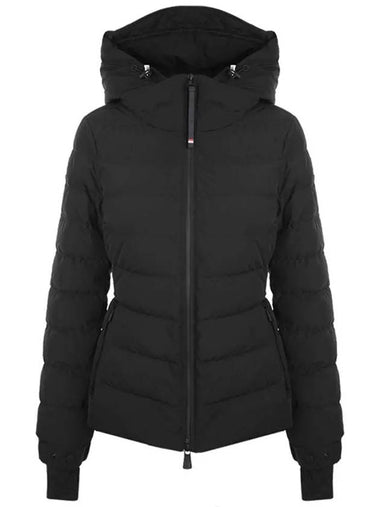 CHESSEL logo hood padded jacket black 1A000 33 5399D 999 - MONCLER - BALAAN 1