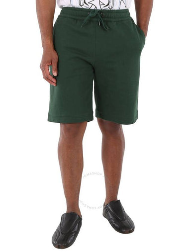 Burberry Men's Dark Pine Green Jorden Drawstring Shorts, Size Small - BURBERRY - BALAAN 1