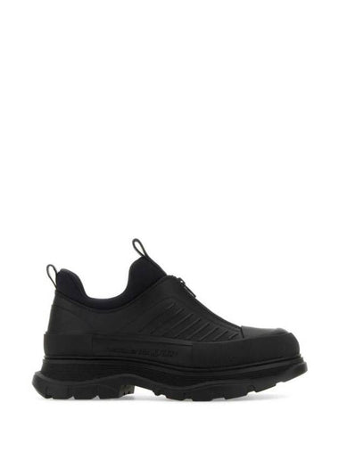 Tread Slick Low Top Sneakers Black - ALEXANDER MCQUEEN - BALAAN 1