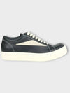 Vintage Velor Low Top Sneakers Black - RICK OWENS - BALAAN 3