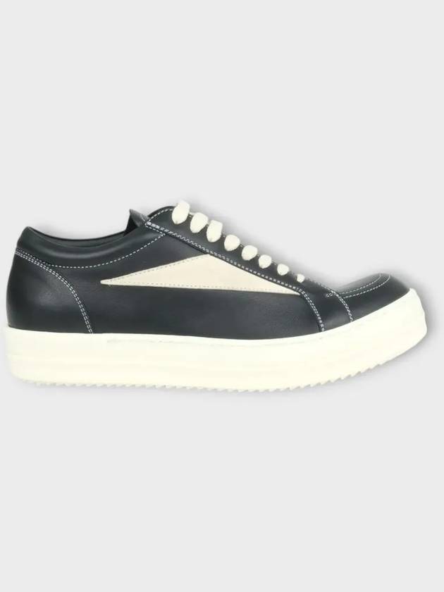 Vintage Velor Low Top Sneakers Black - RICK OWENS - BALAAN 3