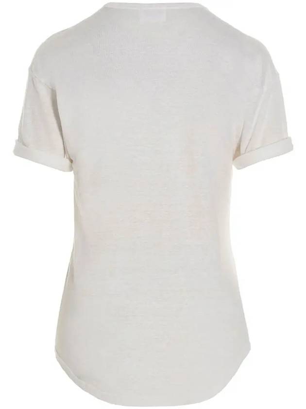 23FW KOLDI Linen Tshirt TS0004FA A1N09E 20WH - ISABEL MARANT - BALAAN 3