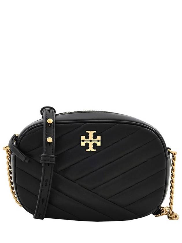 Chevron Kira Small Camera Cross Bag Black - TORY BURCH - BALAAN 2