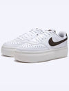 Women's Court Vision Alta Low Top Sneakers Brown White - NIKE - BALAAN 2