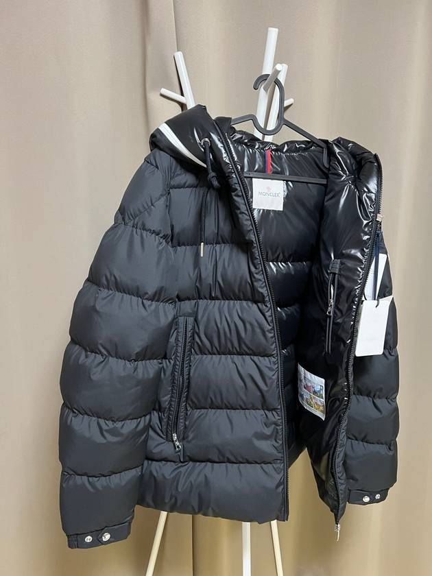 Cardere Short Down Jacket Black - MONCLER - BALAAN 4