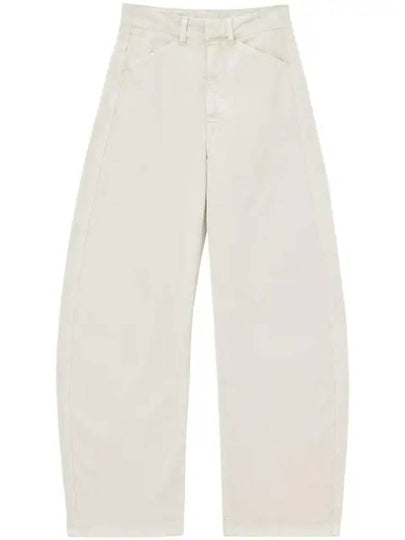 High Rise Curved Jeans White - LEMAIRE - BALAAN 2