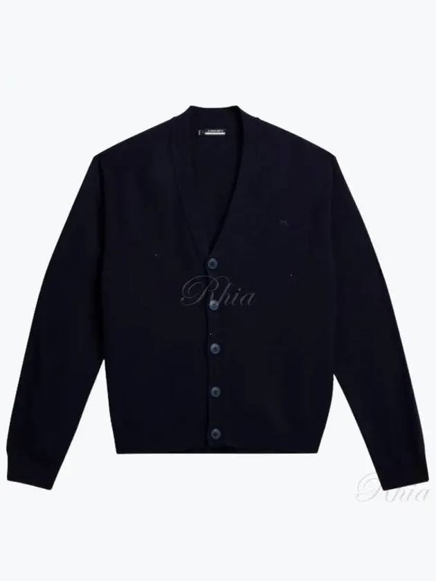 Lucas Merino Wool Knit Cardigan Navy - J.LINDEBERG - BALAAN 2