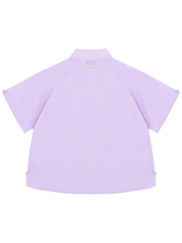 C23MJP006W Shirring Short Sleeve Anorak Outerwear Lilac - CHUCUCHU - BALAAN 2