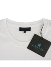 M20TS7A015 00 Mint line printing white Tshirt - LANVIN - BALAAN 4