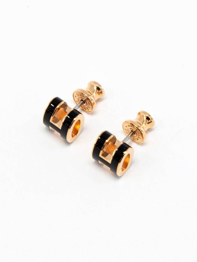 Mini Pop H Earrings Rose Gold - HERMES - BALAAN 4