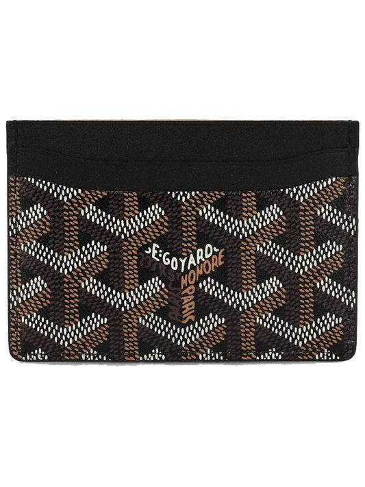 Saint-Sulpice Card Wallet Black - GOYARD - BALAAN 1