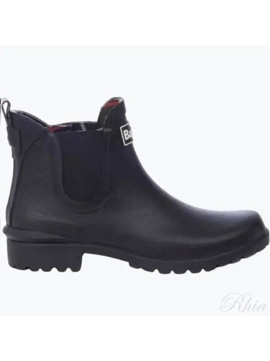Wilton Wellington Chelsea Rain Boots Black - BARBOUR - BALAAN 2