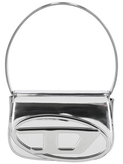 1DR Mirrored Leather Shoulder Bag Silver - DIESEL - BALAAN 2