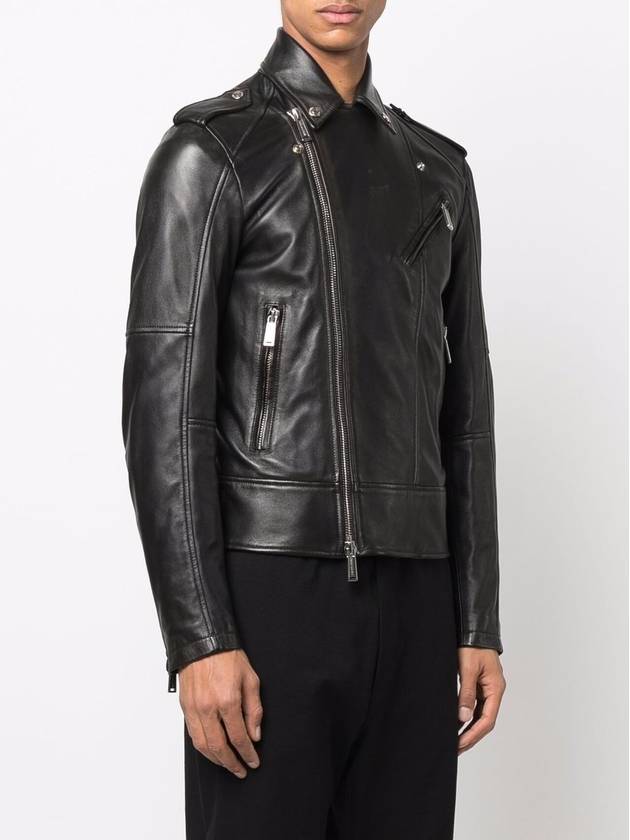 DSQUARED2 KIODO LEATHER JACKET - DSQUARED2 - BALAAN 3