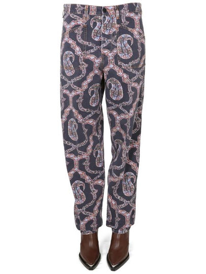 Paisley Denim Pants 1320595290200 B0040193521 - ETRO - BALAAN 2