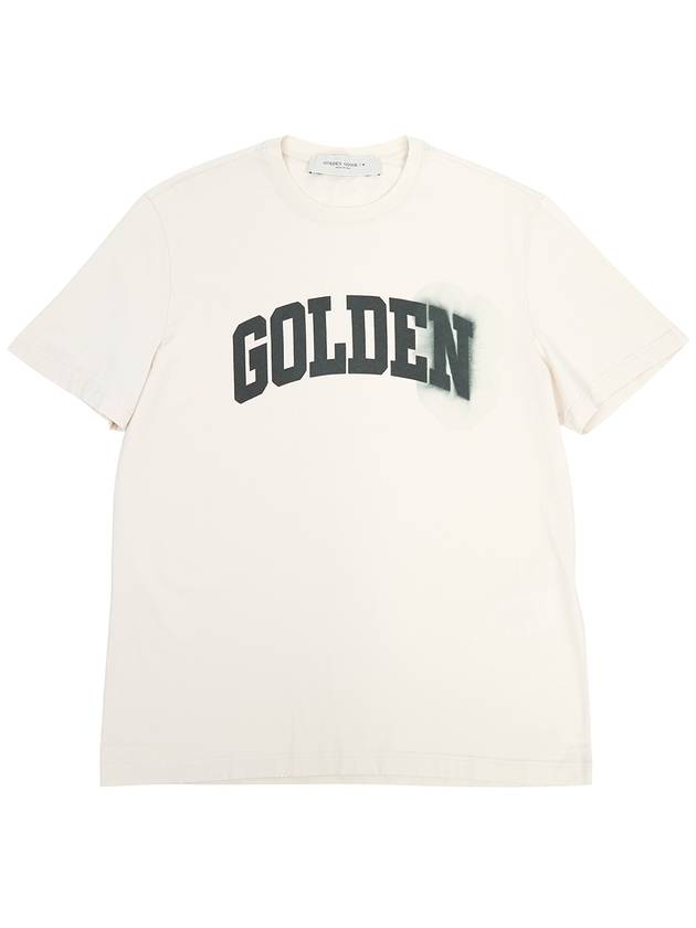 Logo Short Sleeve T-Shirt Ivory - GOLDEN GOOSE - BALAAN 2