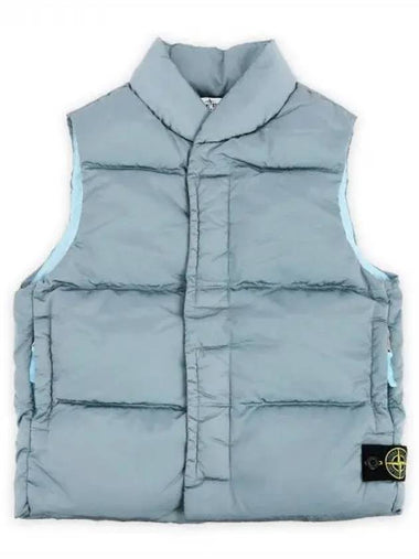 Stone Kids Waffen Patch Nylon Metal Padded Vest Sky 7916G0319 V0041 10 12A Adult Wearable 271119 1101888 - STONE ISLAND - BALAAN 1