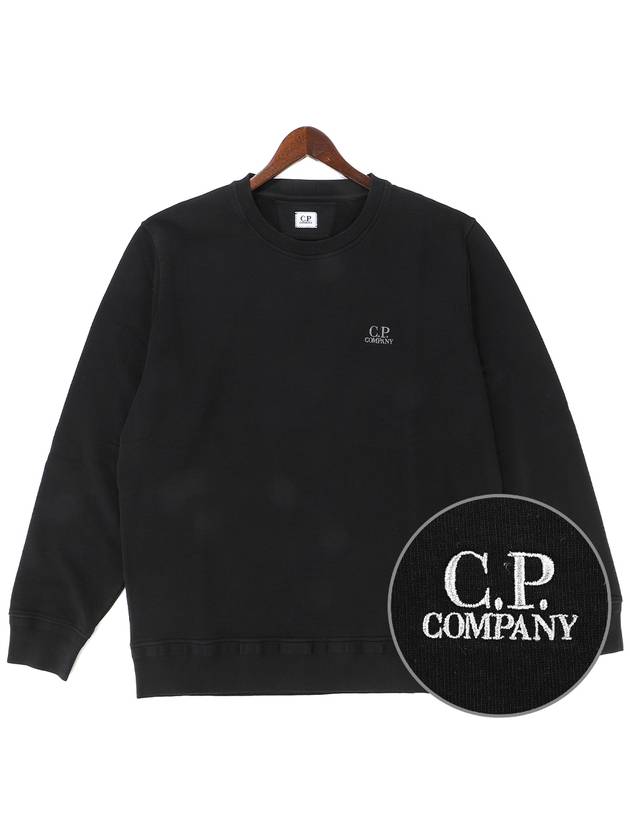 14CMSS136B 005398G 999 Logo Embroidery Sweatshirt - CP COMPANY - BALAAN 2
