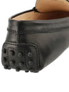 Women's Kate Gommino Leather Driving Shoes Black - TOD'S - BALAAN 7