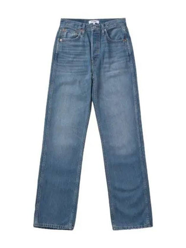 90S High Rise Loose Denim Pants Blue Haze 1483WHRLBLUEHAZE Jeans - RE/DONE - BALAAN 1