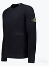 Crewneck Full Rib Wool Knit Top Navy - STONE ISLAND - BALAAN 2