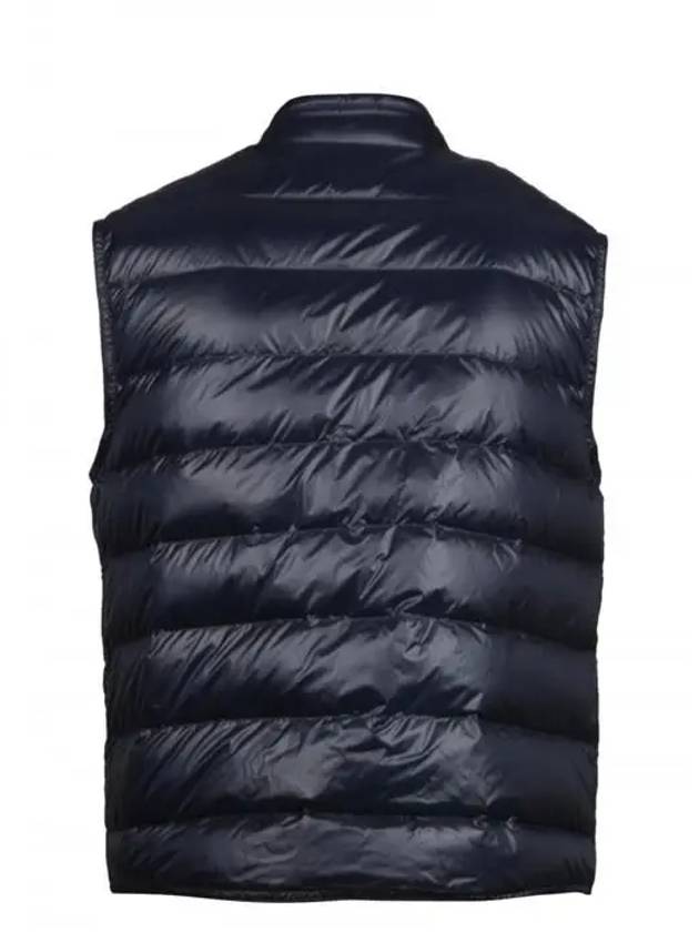 Gui Logo Patch Padding Vest Night Blue - MONCLER - BALAAN 3