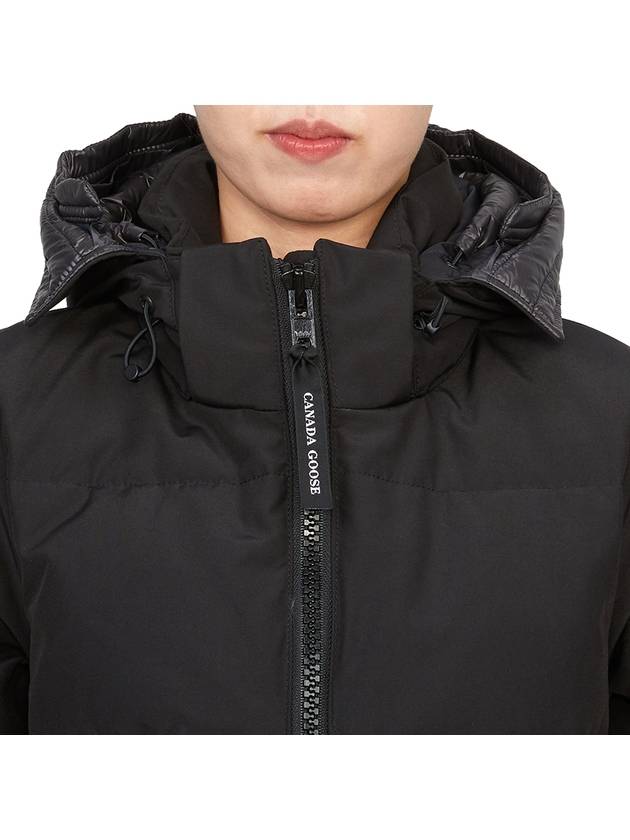 Mystique Satin Long Parka Black - CANADA GOOSE - BALAAN 8