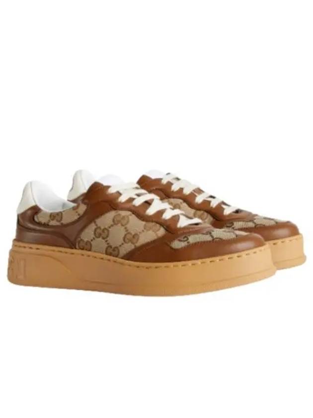 Original GG Low Top Sneakers Brown - GUCCI - BALAAN 2