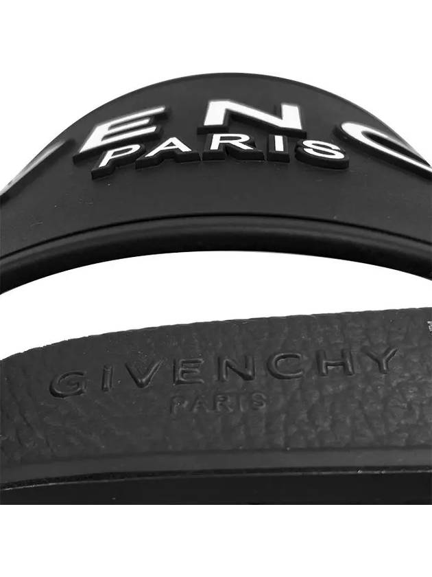 Logo Slippers Black - GIVENCHY - BALAAN 7