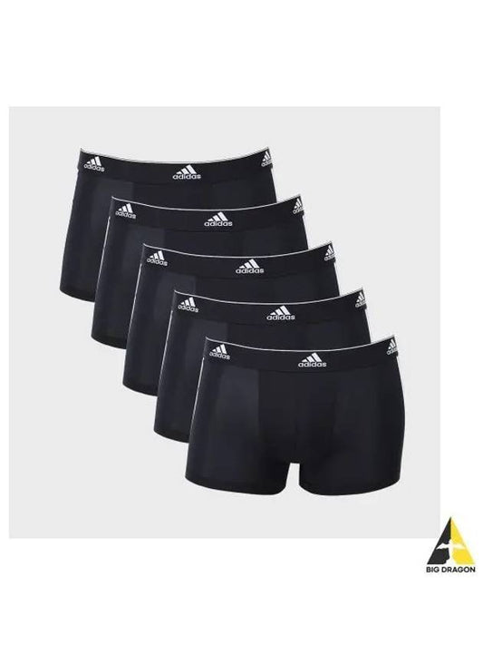 adidas UNDERWEAR Performance Signature Men s Draws 5 Pack Black 3 - ADIDAS - BALAAN 1