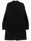 Celine No Collar Black Women's Wool Coat 2202WCO02FA113 099 - ANN DEMEULEMEESTER - BALAAN 6