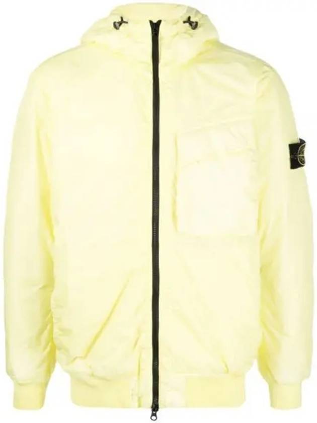 Wappen Patch Hooded Jacket Lemon 771540723 - STONE ISLAND - BALAAN 1