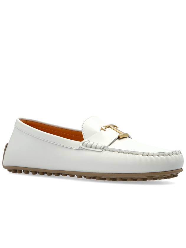 Tod’s Leather Loafers, Women's, Cream - TOD'S - BALAAN 4