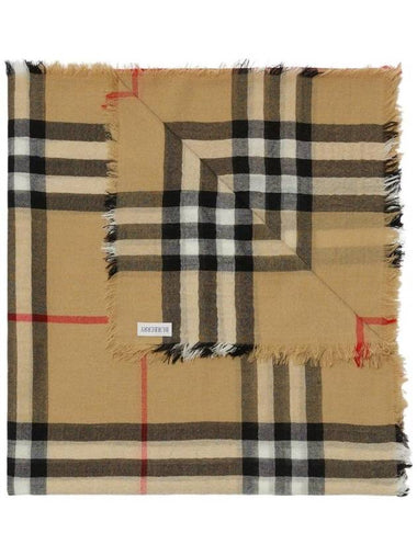 Vintage Check Wool Scarf Archive Beige - BURBERRY - BALAAN 1