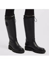 4G00070 M4522 999 KICKSTREAM BLACK HIGH RAIN BOOTS - MONCLER - BALAAN 2