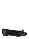 Salvatore Women's Bara Round Toe Ballerina Black - SALVATORE FERRAGAMO - BALAAN 2