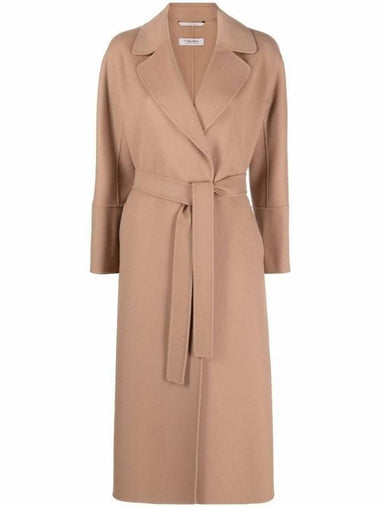 Elisa Belt Wool Single Coat Beige - S MAX MARA - BALAAN 1