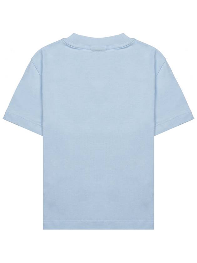 Le Gros Grain Short Sleeve T-Shirt Light Blue - JACQUEMUS - BALAAN 3