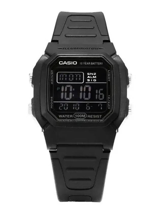 W 800H 1BVDF Digital Square Sports Urethane Watch - CASIO - BALAAN 2