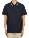 Pierson Polo Shirt Navy - BURBERRY - BALAAN 2