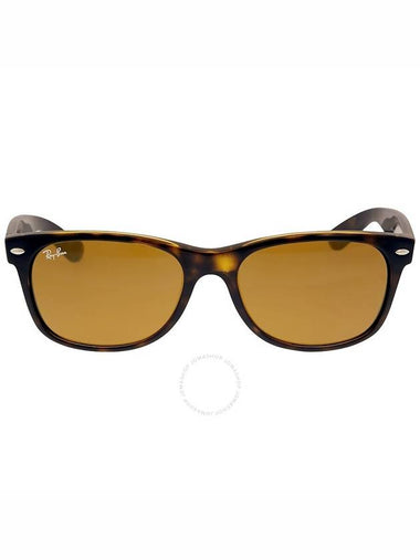 Ray Ban New Wayfarer Classic Brown Unisex Sunglasses RB2132 710 55 - RAY-BAN - BALAAN 1