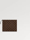 Poche Toilet Monogram Canvas Pouch Bag Brown - LOUIS VUITTON - BALAAN 3